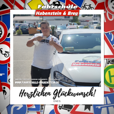 Herzlichen Glückwunsch zur bestandenen Führerscheinprüfung