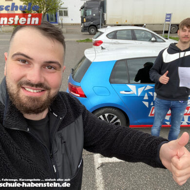 Herzlichen Glückwunsch zur bestandenen Prüfung lieber Andrej! Fahrschule Habenstein und Breu GmbH