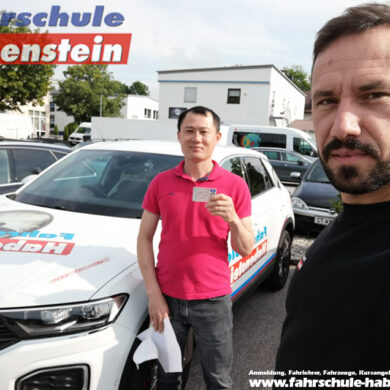 Herzlichen Glückwunsch zur bestandenen Prüfung lieber Van Thanh! Fahrschule Habenstein und Breu GmbH