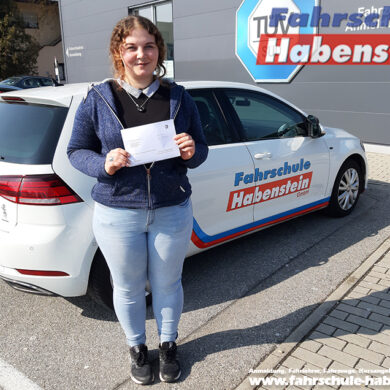 Herzlichen Glückwunsch zur bestandenen Fahrerlaubnisprüfung Klasse B in Rosenheim.
