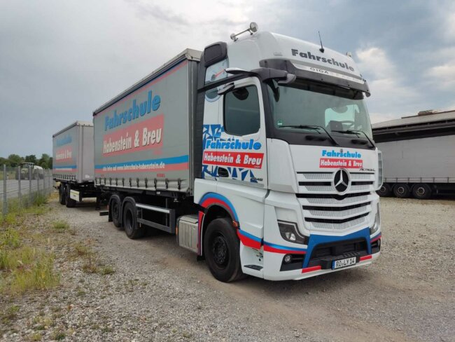 LKW Führerschein Mercedes Actros